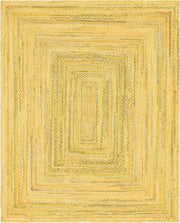 braided cotton rug, yellow cotton area rug for dining room, handwoven carpet rug
