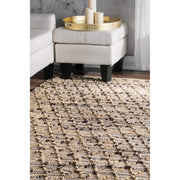 Loomed Hemp Rug, Jute Area Rug for Farmhouse Decor, Custom Size Rugs