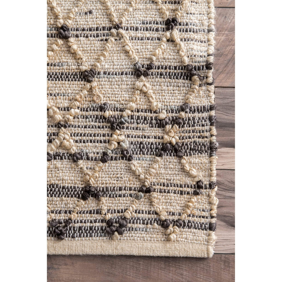 Loomed Hemp Rug, Jute Area Rug for Farmhouse Decor, Custom Size Rugs