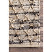 Loomed Hemp Rug, Jute Area Rug for Farmhouse Decor, Custom Size Rugs
