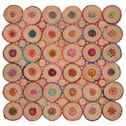 Braided Cotton Rug, Natural Fiber Rug, Cotton Jute Runner Rugs