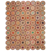 Braided Cotton Rug, Natural Fiber Rug, Cotton Jute Runner Rugs
