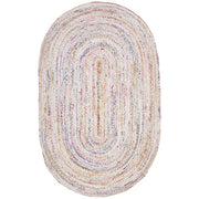 4 X 6 Braided Oval Area Rug for Bedroom