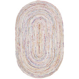 4 X 6 Braided Oval Area Rug for Bedroom