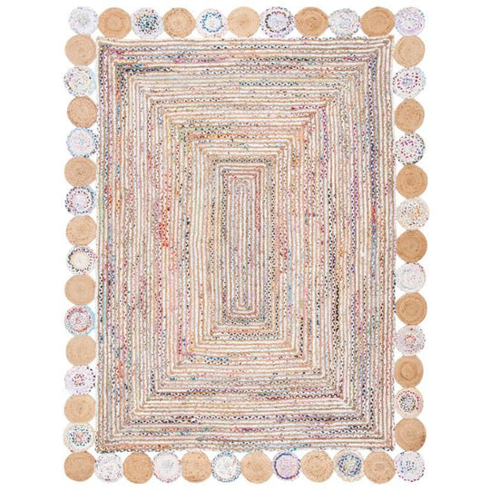 White Cotton Rug Runner, Tufted Cotton Rug, Extra Large Jute Rug for Bedroom