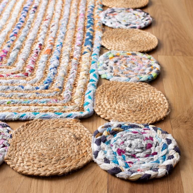 White Cotton Rug Runner, Tufted Cotton Rug, Extra Large Jute Rug for Bedroom