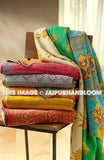5pc wholesale set of Vintage Kantha Throws Fair Trade-Jaipur Handloom
