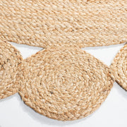 Jute Round Rugs Area Rug for Living Room, Round Jute Rugs Carpet - Jaipur Handloom
