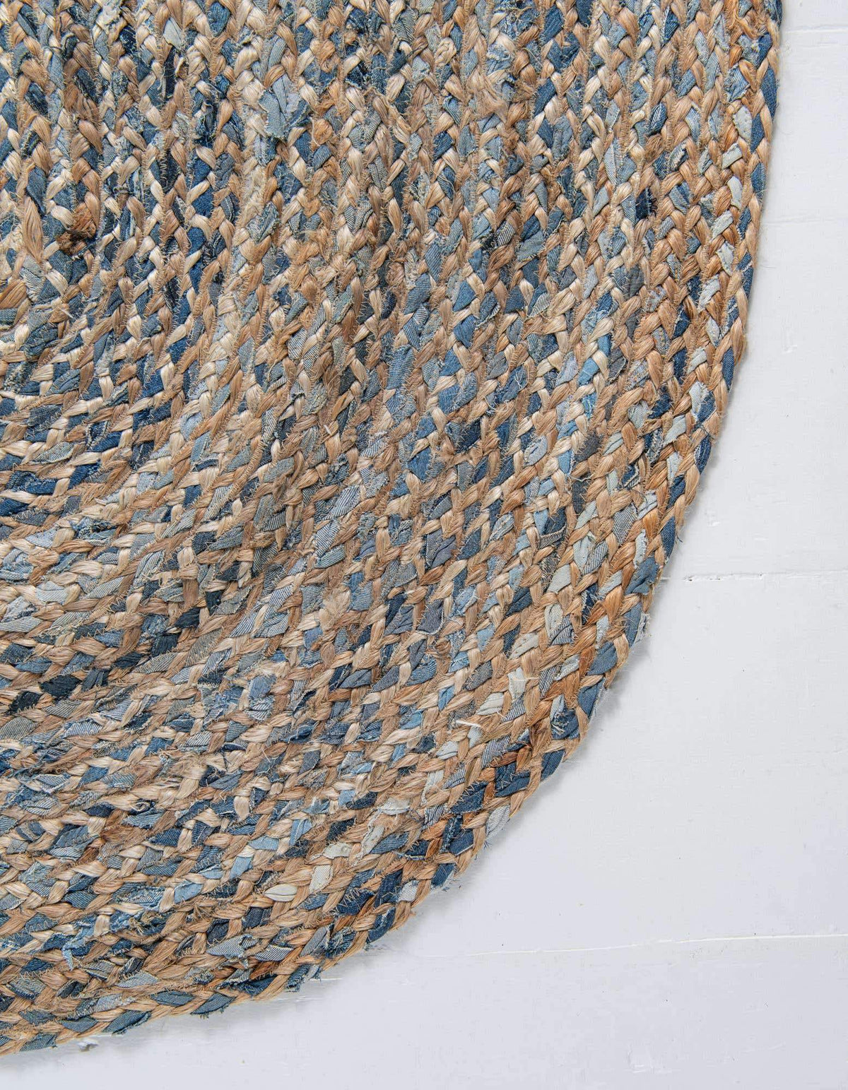 2 X 3 braided door mats oval shape