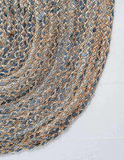 2 X 3 braided door mats oval shape