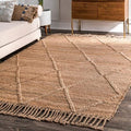 hemp jute area rug for living room, braided jute carpet rug, sisal rug runner