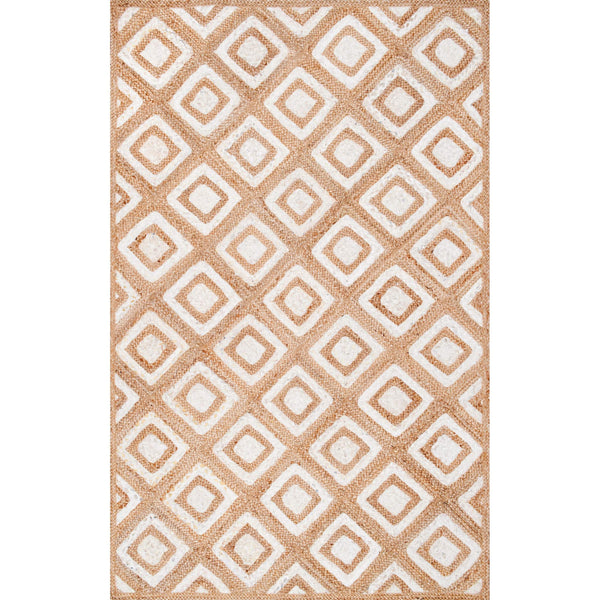 6X 8 Feet Jute Area Rug for Living Room/Dining Room, Natural Jute Rug Runner