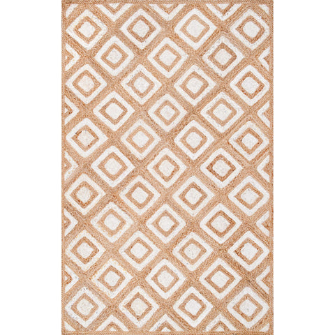 6X 8 Feet Jute Area Rug for Living Room/Dining Room, Natural Jute Rug Runner