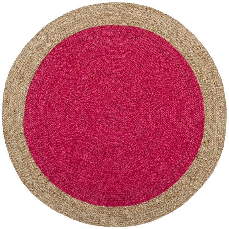 6 feet Natural Fiber Hand-Knotted Round Area Rug for Bedroom & Living Room | Jaipur Handloom