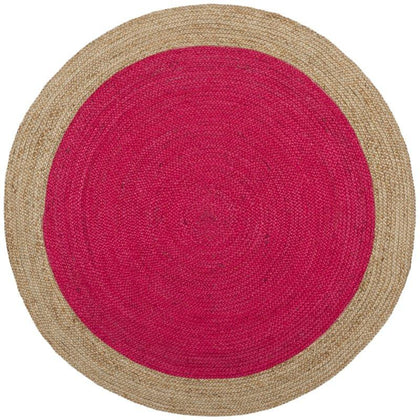 6 feet Natural Fiber Hand-Knotted Round Area Rug for Bedroom & Living Room | Jaipur Handloom