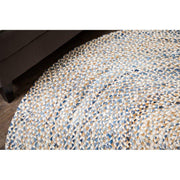 Bohemian Kitchen Area Rug 6 Feet Round | Jaipur Handloom