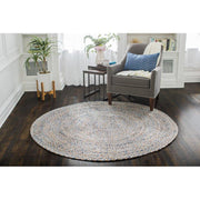 Braided Denim Round Rugs for Bedroom | Jaipur Handloom