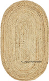 Braided RAG RUG Carpet Rug, Meditation Mat, Jute Rag Rugs 4X6 feet-Jaipur Handloom