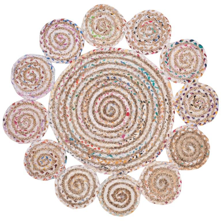 3 Feet Round Bedroom Rugs