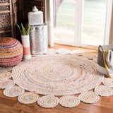 7 X 7 White Round Rugs for Living Room