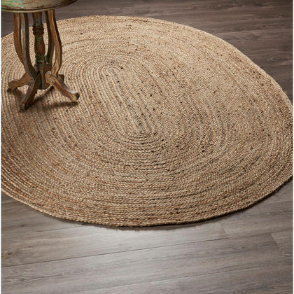 Braided Oval Hallway Runner 5 x 7 