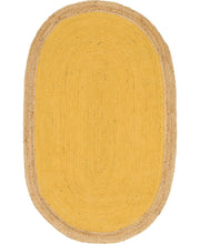 3 X 4 Oval Jute Rug for Bedroom