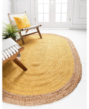 8 X 10 Reversible Oval Area Rug for Living Room