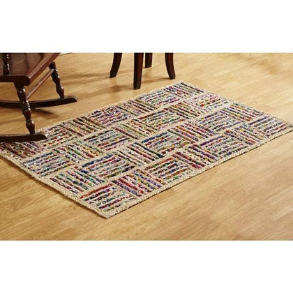 Jute Area Rug 8'X10', Extra Large Jute Rug Living Room, Farmhouse Decor Rug
