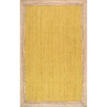 yellow jute carpet rug 8X10 feet, natural jute rug, seagrass jute runner rug