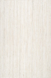 White Jute Rug, White Carpet Rug, Natural Fiber Rug, White Rug for Living Room