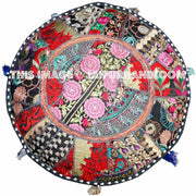 Adelaide Pouf ottomans - 22X12 inches-Jaipur Handloom