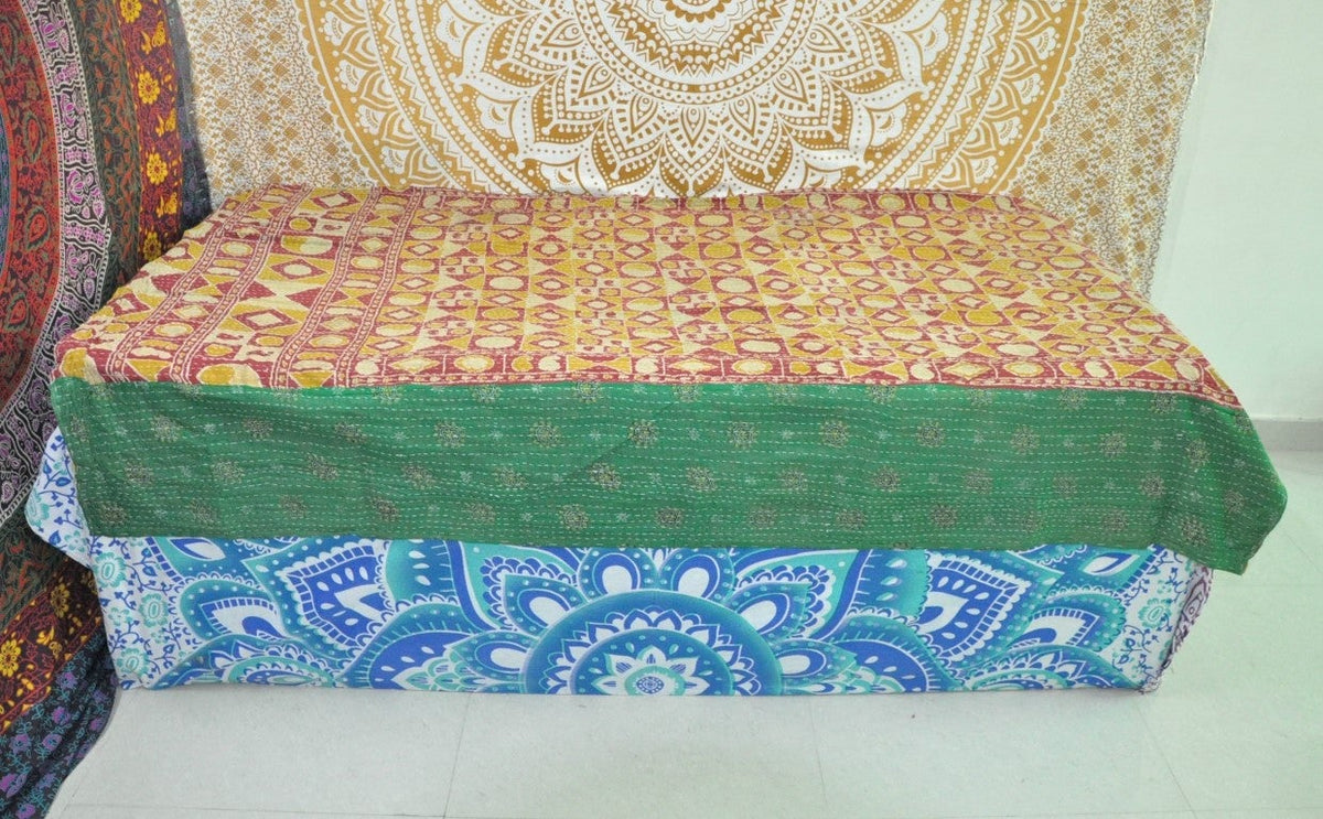 Airiana Kantha handmade baby Blanket-Jaipur Handloom