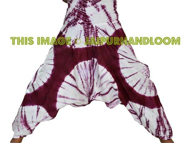 Aladdin Afghani Pants, Loose Baggy Pants, Burning man costume