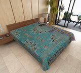 Albertaa Hand-Stitched Kantha Throw-Jaipur Handloom