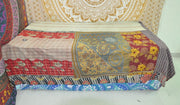Albina Sari Kantha Throw-Jaipur Handloom