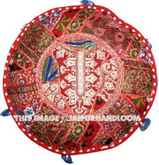 Albury Pouffe - 18X13 inches-Jaipur Handloom
