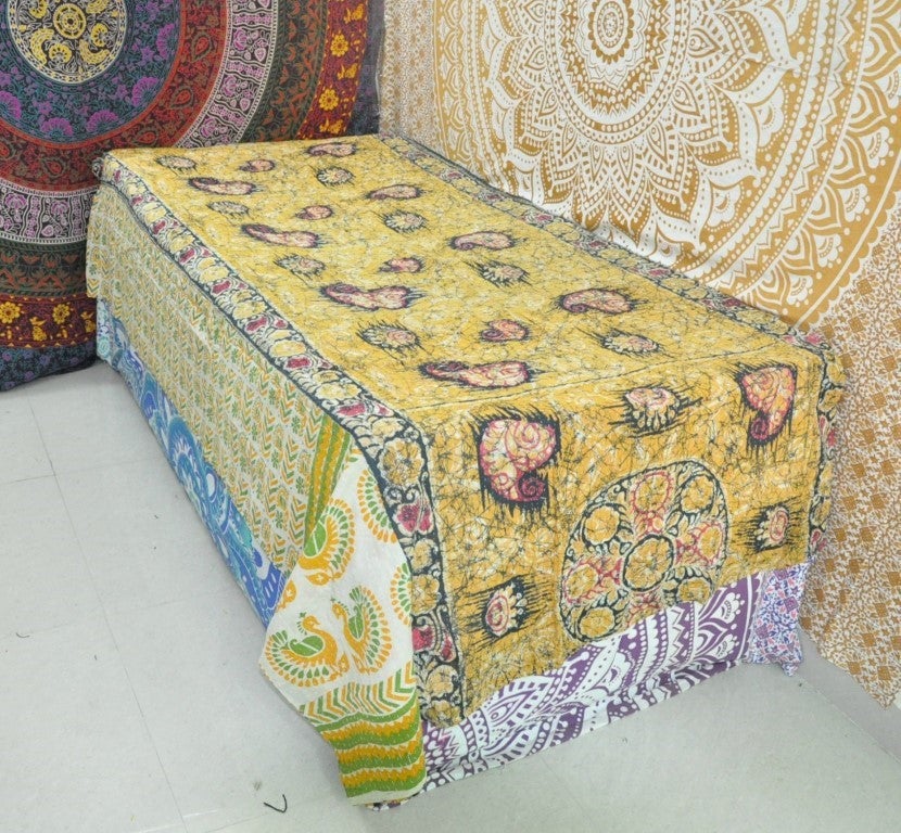Alcee Vintage kantha Throw-Jaipur Handloom
