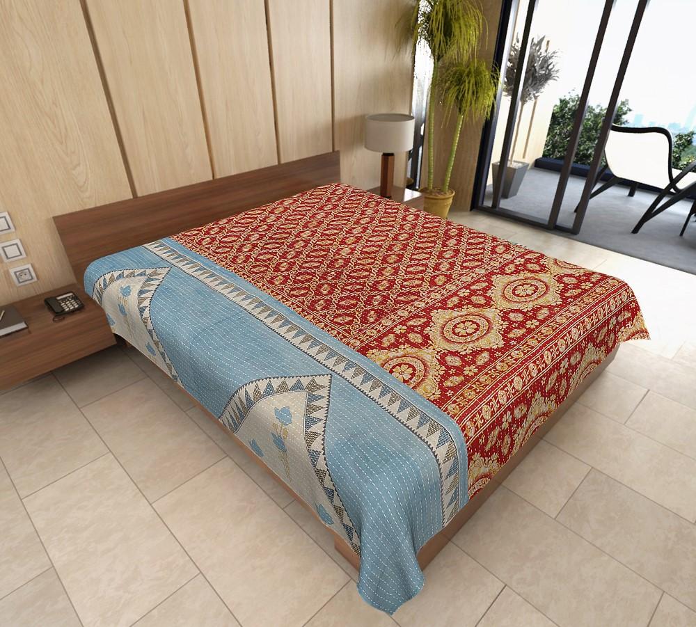 Alda Vintage kantha Blanket-Jaipur Handloom