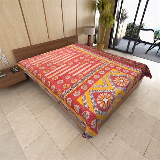 Alessa Vintage kantha baby Blanket-Jaipur Handloom
