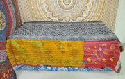 Alessia Hand-Stitched Kantha Throw-Jaipur Handloom