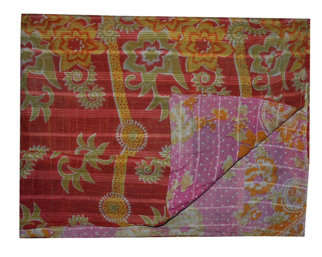 Amadea Kantha Throw-Jaipur Handloom