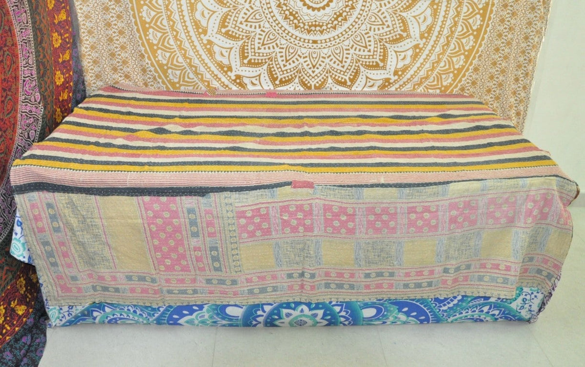 Amalia Kantha handmade baby Blanket-Jaipur Handloom
