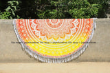 Ambuja Round Beach Towel-Jaipur Handloom
