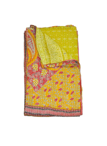 Angela Vintage kantha Quilt-Jaipur Handloom