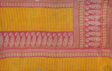 handmade sari kantha sofa throw blanket