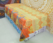 Anjelica Sari Kantha Throw-Jaipur Handloom