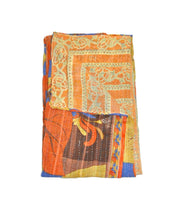 Anjelica Sari Kantha Throw-Jaipur Handloom