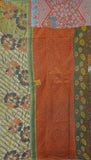 hand-stitched kantha gudri quilt