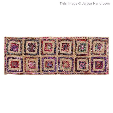 Antique Hallway Runner, Natural Jute Beige Color Area Rug, Living Room Area Carpet | Jaipur Handloom
