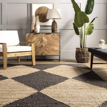 Hemp Runner Rug, Hemp Jute Rug for Living Room, Custom Size Rug for Bedroom